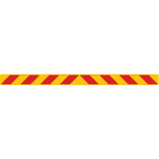 ZEBRA Rear Marker 1600 x 100mm Class 1 Reflective Sign - Aluminium Plate